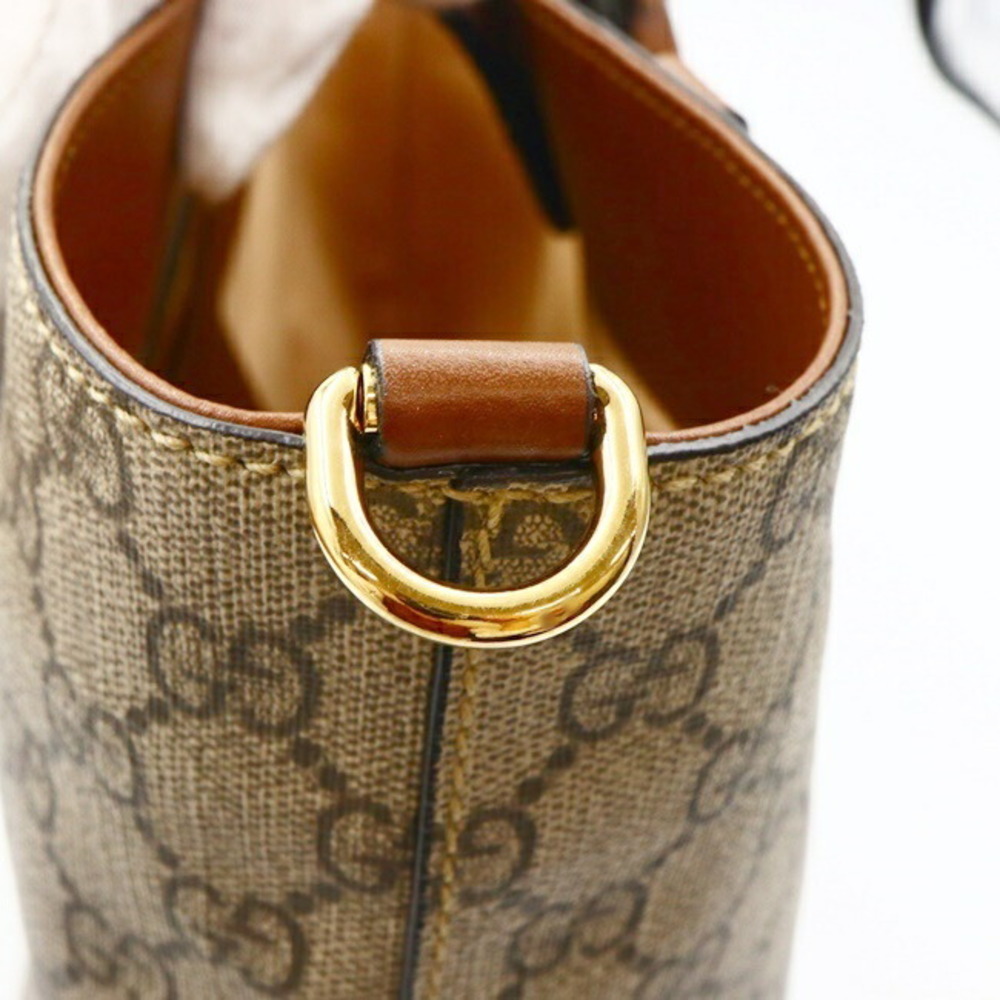 Gucci GG 2WAY Beige Handbag Supreme - Picture 12 of 16